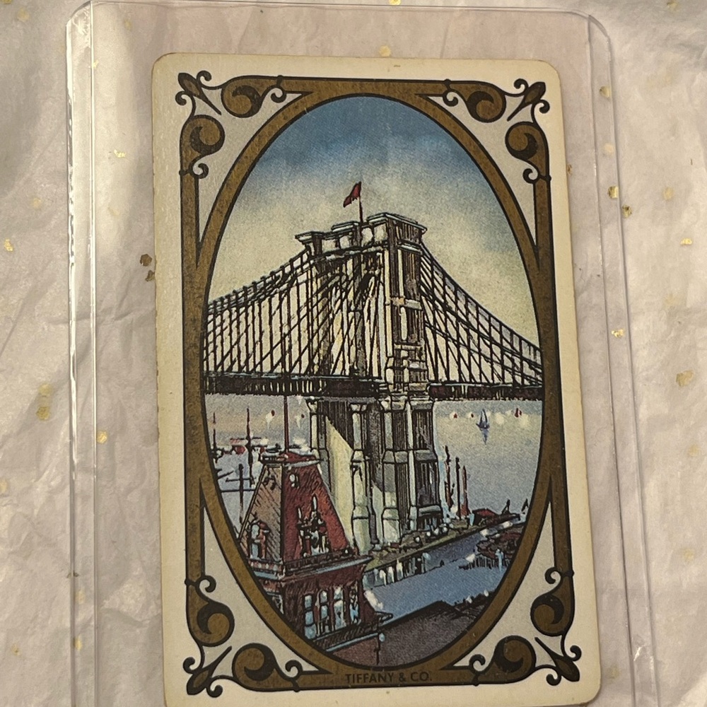 Tiffany & Co. Bridge Card with COA